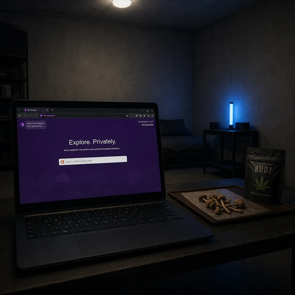 Dark market onion interface preview