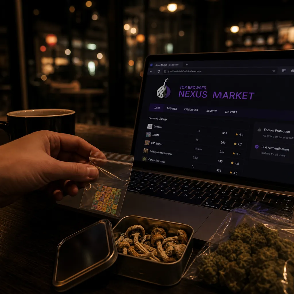 Darkmarket list interface preview