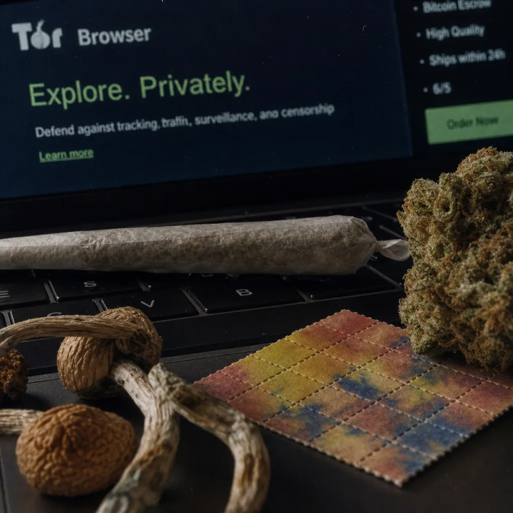 Darknet drug store interface preview