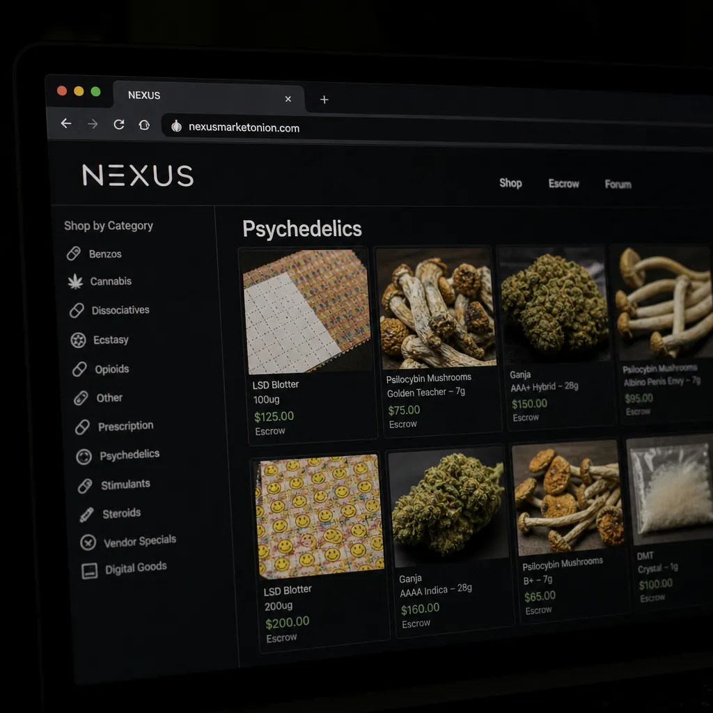 HHC Carts Push Darknet Sales on Nexus darknet drugs