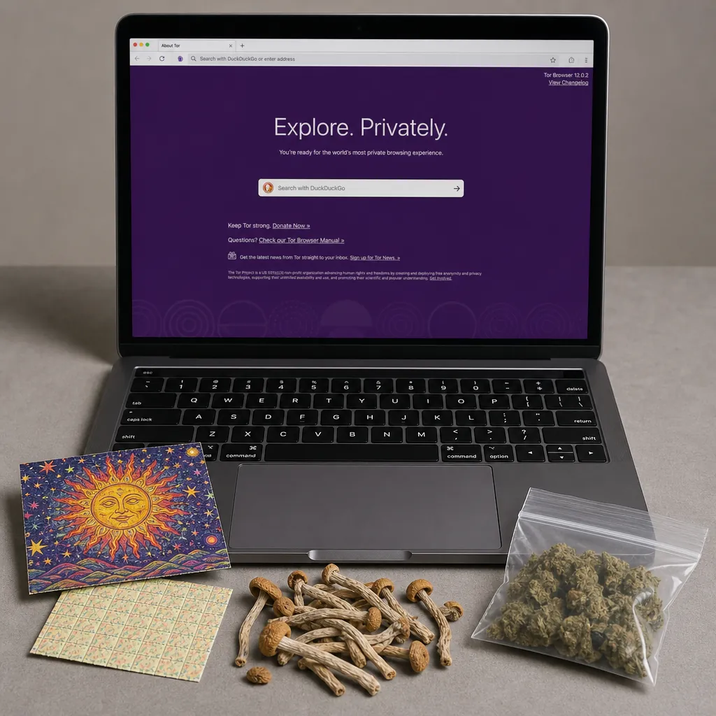 Darknet marketplace interface preview