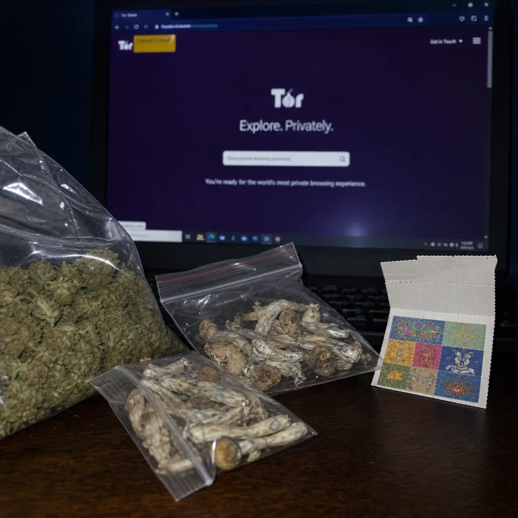 Darknet websites interface preview